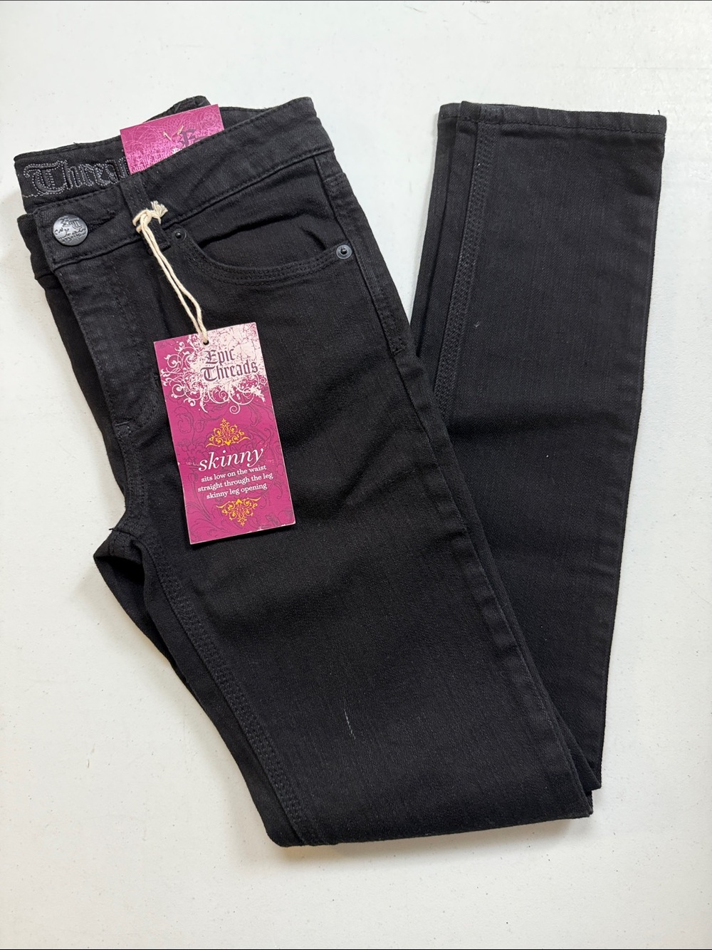 Epic Threads Children’s Black Skinny Jeans